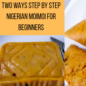Nigerian moimoi recipe
